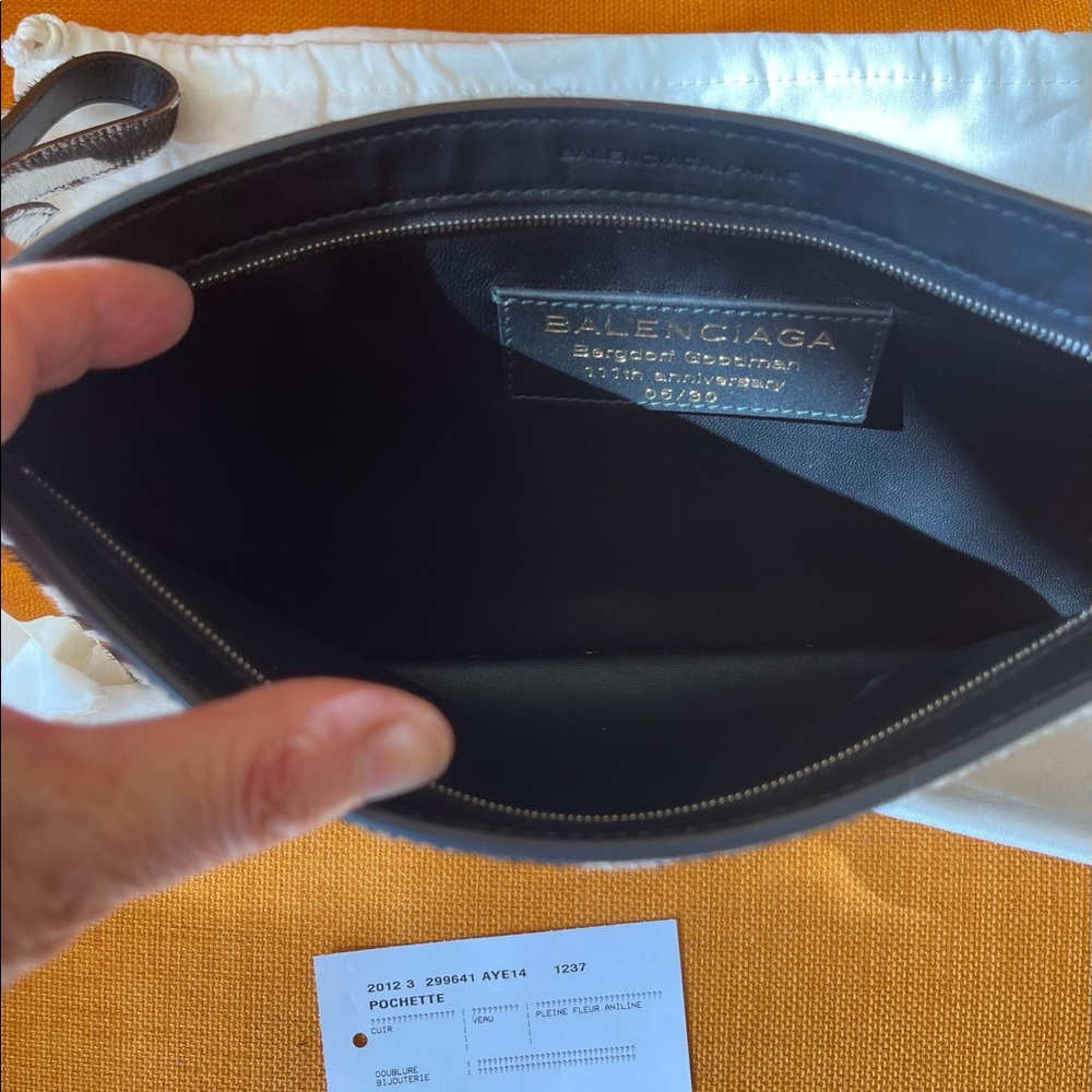 BALENCIAGA Vintage Animal print clutch bag - Picture 6 of 7